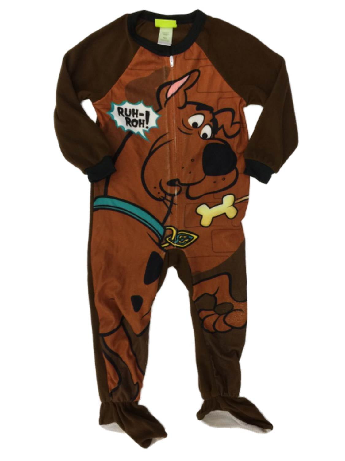 Scooby-Doo - Boys Scooby Doo Blanket Sleeper Puppy Dog Footed Pajamas ...