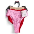 thumbnail image 2 of Joyspun Women's Lace Thong Panties, 3-Pack, Sizes XS-3XL, 2 of 9