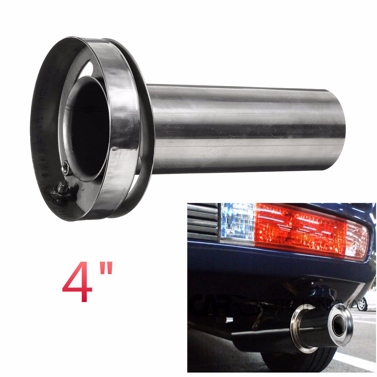 High Grade Stainless Silencer Exhaust Silencer Box Body With Universal Bracket 