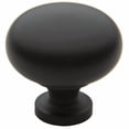 thumbnail image 3 of Baldwin 4708.050.BIN Classic Satin Brass and Black 1.5 in. Round Cabinet Knob, 3 of 6