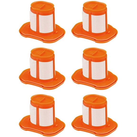 HHVKF10 Filter Compatible with BLACK And DECKER Handheld Vacuum Filter Washable Fit for Models HHVK HHVK320J HHVK320J10 HHVK320JZ01 HHVK515J HHVK515JP HHVK515JP07 HHVK515J00FF HHVK415B01, 6 Pack