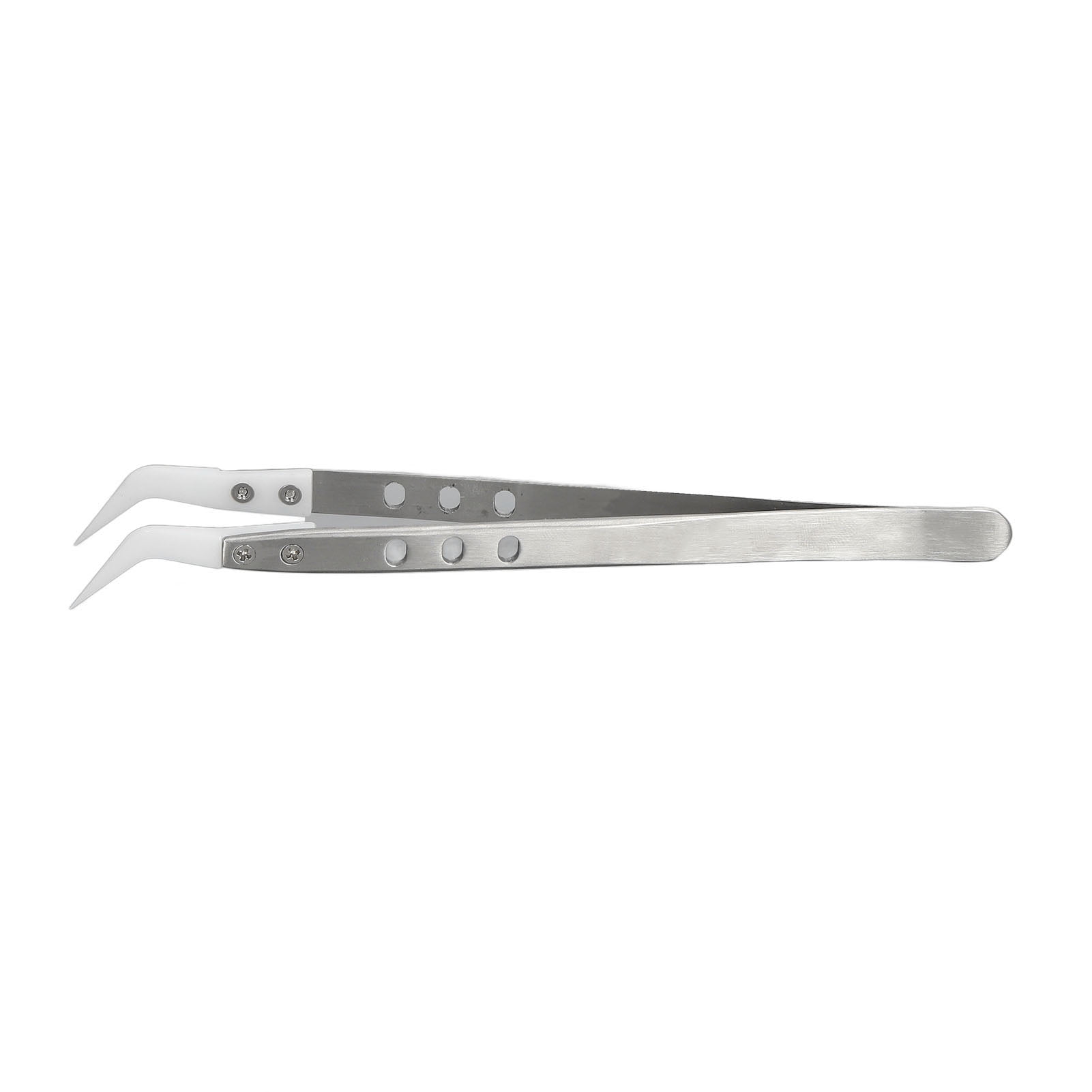 Wire Angled Tweezers, Anti Curved Tweezers Corrosion Resisting For PCB