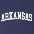 thumbnail image 6 of Wild Bobby State of Arkansas College Style Women Tri-Blend Racerback Tank Top, 6 of 6