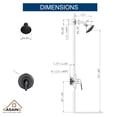 thumbnail image 3 of Boyel Living Shower Only Trim Kit with Pressure Balanced Valve Shower Faucet,Oil Rubbed Bronze, 3 of 8