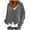 Gray, variant on Womens Open Front Cardigans Sweater Long Sleeve Women's Button Solid Knit Sweater Cardigan Long Sleeved Jacket On Clearance