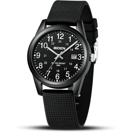 Mens Watches Analog Quartz Sports Unisex Watch 30M Waterproof Nurse Watches for Men Women Nurse Medical Professionals-Military Time with Second Hand Glowing Easy to Read Dial Wrist Watch…