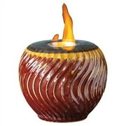 Evergreen Enterprises, Inc Bowman Firepot Solar Powered Tabletop torch