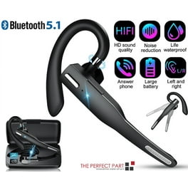 Trucker Wireless Headset Bluetooth 5.1 Earpiece Dual Mic Earbud Noise Cancelling Walmart