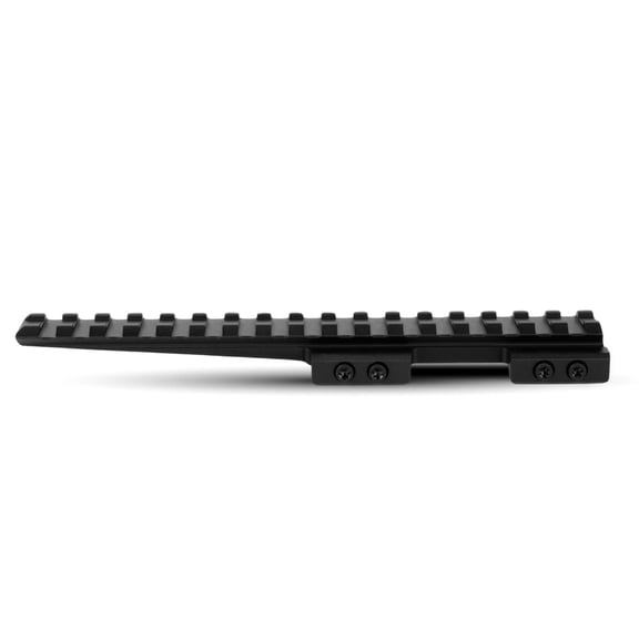 Monstrum Shrapnel Extended Picatinny Riser Mount with Recoil Stop Base | 25 Slot 10 inch Extra Long | Low Profile