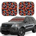 thumbnail image 1 of Vsdgher Fire Rescue With Red Helmet And Truck Print Car Windshield Sun Shade, Reflective Sunshade Window Sunshade Sun Visor Protector Fit for Cars,Trucks,SUVs-Medium, 1 of 6
