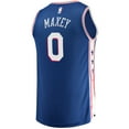 thumbnail image 3 of Men's Fanatics Tyrese Maxey Royal Philadelphia 76ers Fast Break Replica Jersey - Icon Edition, 3 of 3