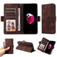 thumbnail image 5 of Funda GANGXUN para iPhone 7 Plus/8 Plus con diseño acolchado elegante, cuero PU, protección total y ajuste preciso, 5 of 5