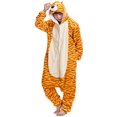 thumbnail image 2 of FUNCOS Costume de Tigre Adulte Unisexe Cosplay Chaud et Confortable Pyjama en Peluche S, 2 of 2