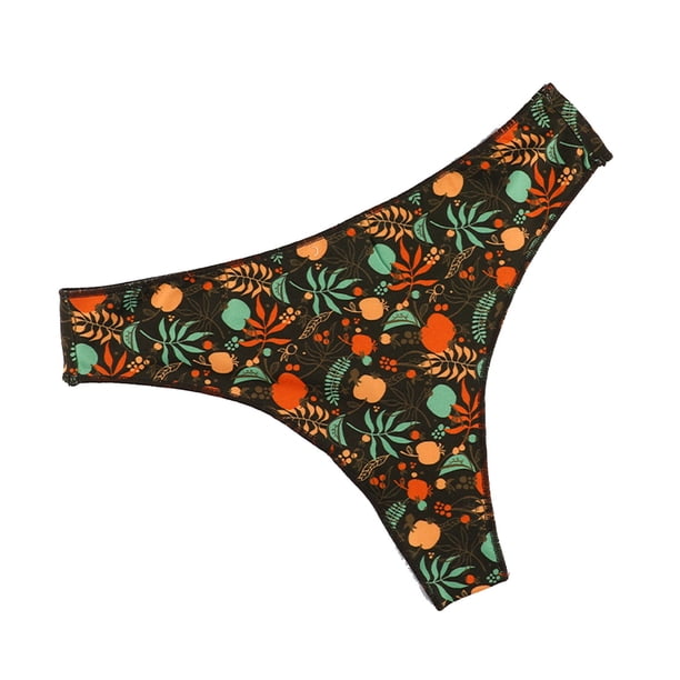 Gibobby Ropa Interior dama Pantalones T de decoración para mujer, ropa interior de cintura transpirable sin costuras, Tanga(Anaranjado, M)