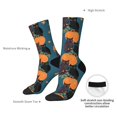 thumbnail image 2 of Yiaed Owls In Cartoon Style Print Great elasticity Crew Socks Sports socks for Men and Women, 2 of 5
