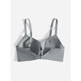 thumbnail image 2 of Plus Bow Rhinestone Detail Push Up Bra, 2 of 4