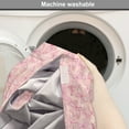 thumbnail image 6 of Pale Pink Dog Crate Cover, Butterflies Ornate Wings Feminine Romantic Theme Art, Easy to Use Pet Kennel Cover for Medium Large Dogs, 35" x 23" x 27", White Peach and Pink, by Ambesonne, 6 of 6