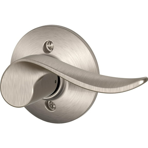 Schlage Lock Company Sacramento Right Handed Lever Non-Turning Lock, Satin Nickel (F170 SAC 619 RH)