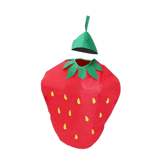 Disfraz de fruta Fernando para adultos Fresa