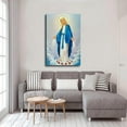 thumbnail image 3 of Our Lady Immaculate Conception of Mary Virgin Mary Catholic Mother Madonna Religious Poster Canvas Wall Art Home Wall Decor Bedroom Aesthetic Art Prints Posters Decorations (24x36inch Framed), 3 of 10