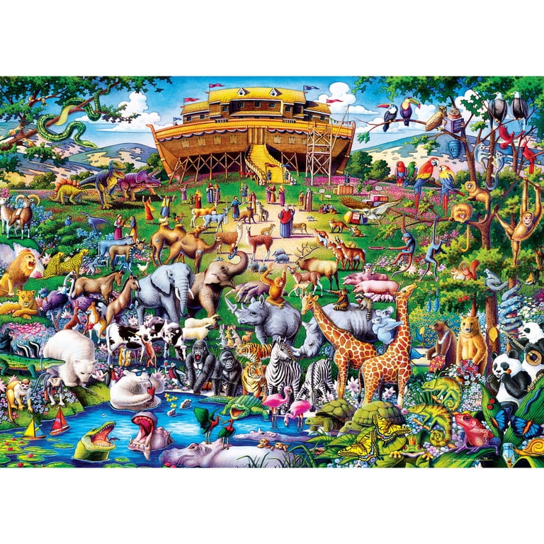 MasterPieces Noah's Ark 1000 Piece Jigsaw Puzzle photo 3