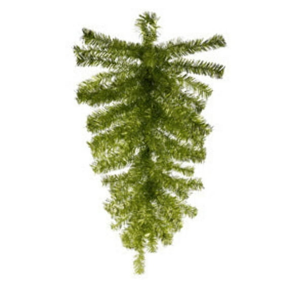 30" Metallic Teardrop Swag, 70 Tips: Lime Green