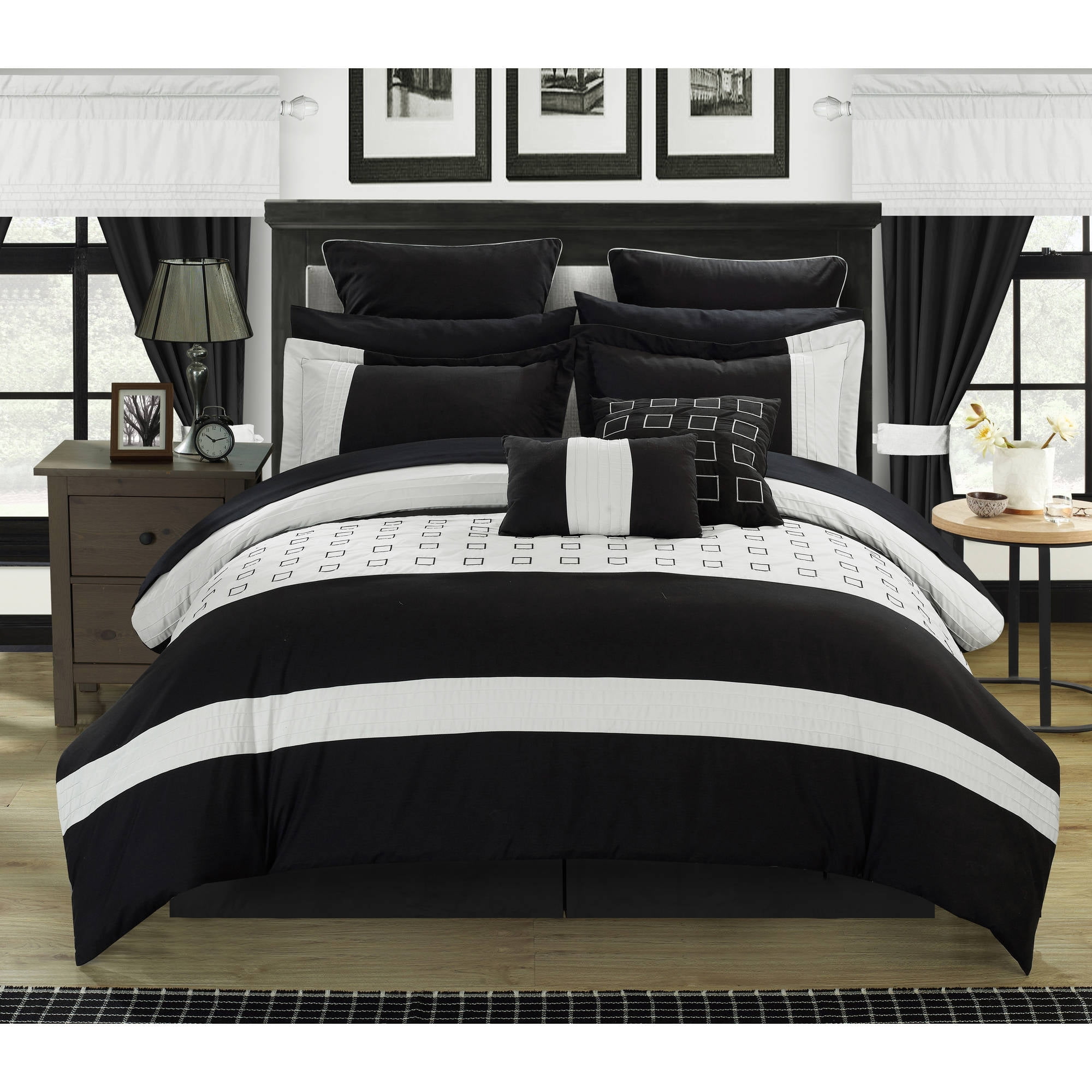Chic Home Hubert 24 Piece Bed In A Bag Comforter Set
