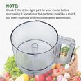 thumbnail image 4 of Vanshly,112203 Procesador de alimentos Tazón transparente de 3 cuartos compatible con Robot Coupe R2, 4 of 5