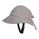 thumbnail image 3 of Sombrero de pescador para hombre y mujer, gorro de pesca con estilo, sombrero con protección solar, sombrero plegable para el sol, para viajes al aire Gris sin concha, 3 of 8