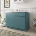 thumbnail image 2 of 45" Freestanding Bathroom Vanity Cabinet without Top in Sea Green, 2 of 6