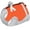 Orange, variant on HQREA Small Dog Cooling Vest Reflective No-Pull Dog Harness Puppy Life Jacket for Swimming