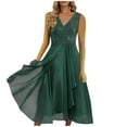 thumbnail image 2 of CHUANK 2023 Robes en Dentelle pour Invitées de Mariage pour Femmes Élégantes Robes pour Mère de la Mariée Marié Robes en Chiffon Robe de Soirée Formelle Midi Robe de Fête, 2 of 5