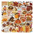 thumbnail image 6 of 50 Pcs Thanksgiving Stickers Happy Thanksgiving Stickers for Water Bottles Envelopes Scrapbooking, Thanksgiving Decorations, Fall Stickers for Kids Teens Adults, 6 of 13
