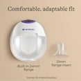 thumbnail image 4 of Lansinoh Discreet Duo Wearable Breast Pump, Hands Free Breast Pump, 4 Pumping Modes, 9 Levels Hospital Grade Suction, LED Display, Leak-Resistant Design, 2 Breast Flange Sizes Included: 24mm & 21mm, 4 of 9