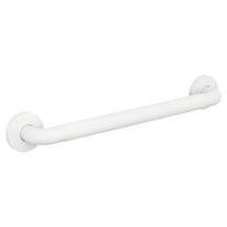 Evekare White Bathroom Grab Bar, 18 inch