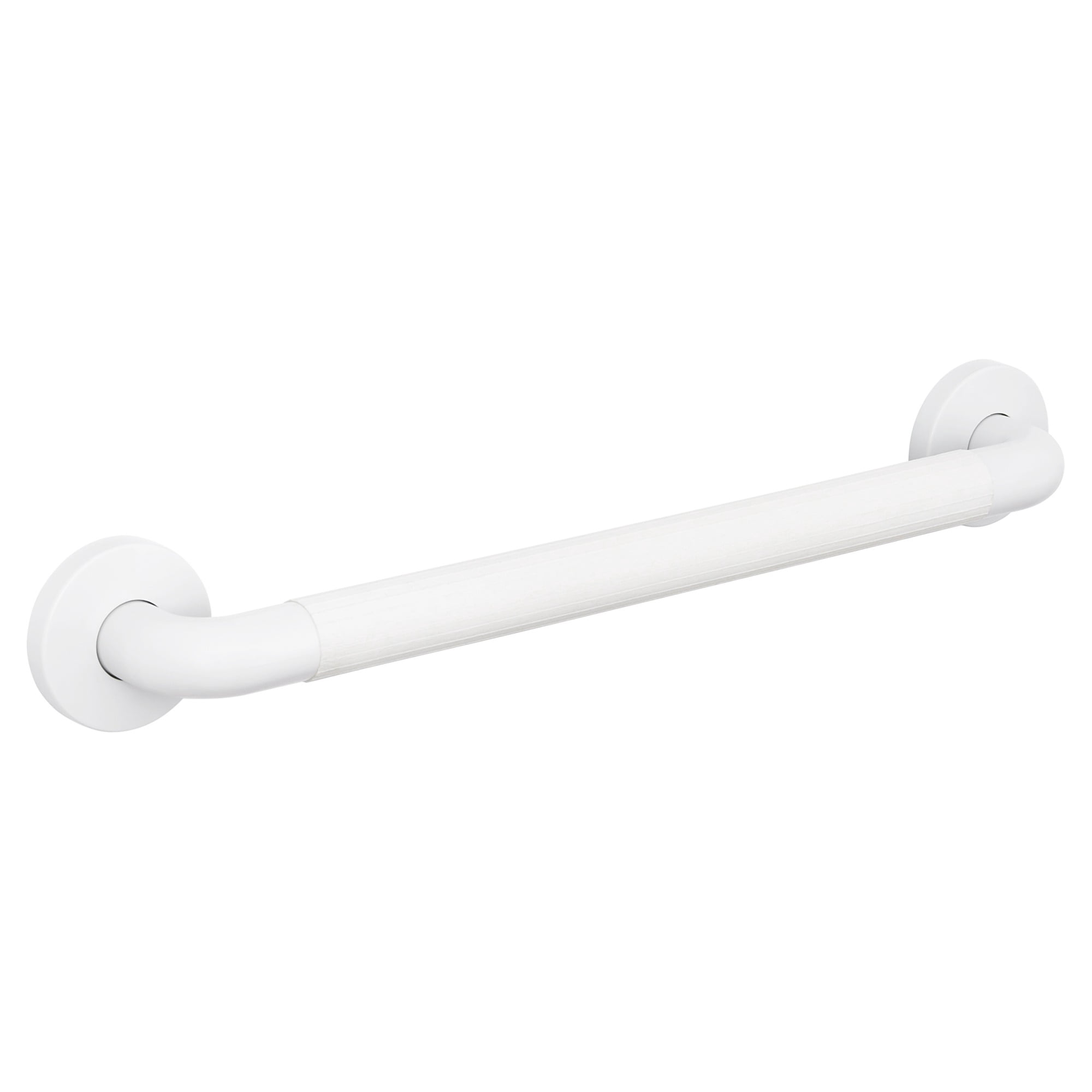 Evekare White Bathroom Grab Bar, 16 inch ABS
