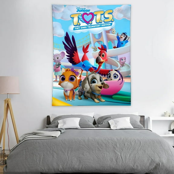 T.O.T.S Tapestry - Poster Decoration Wall Art Background Large Bedroom Hanging Birthday Party Decoration 30x40in