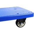 thumbnail image 3 of Vollum Platform Trolley Hand Push Warehouse Moving Cart Flatbed Rolling Luggage Carrier Dolly 770-Lb Capacity, 23.5" x 35.5", 3 of 3