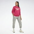 thumbnail image 3 of Reebok Apparel  Women's Ri Bl Fleece Crew Reebok Training App Women Pink , S/P Reg US, 3 of 5
