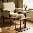 thumbnail image 4 of Swivel sofa armrest table, reclining chair side table or bedside table with adjustable height, 4 of 5