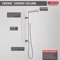 thumbnail image 2 of Delta Universal Showering Components: Shower Column 26" Angular, 2 of 2