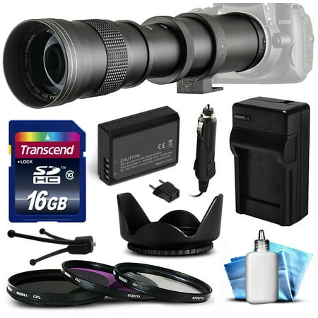 420mm-800mm Telephoto Lens Bundle for Canon Rebel T2i T3i T4i T5i 600D 650D (Best Telephoto Lens For Canon 600d)