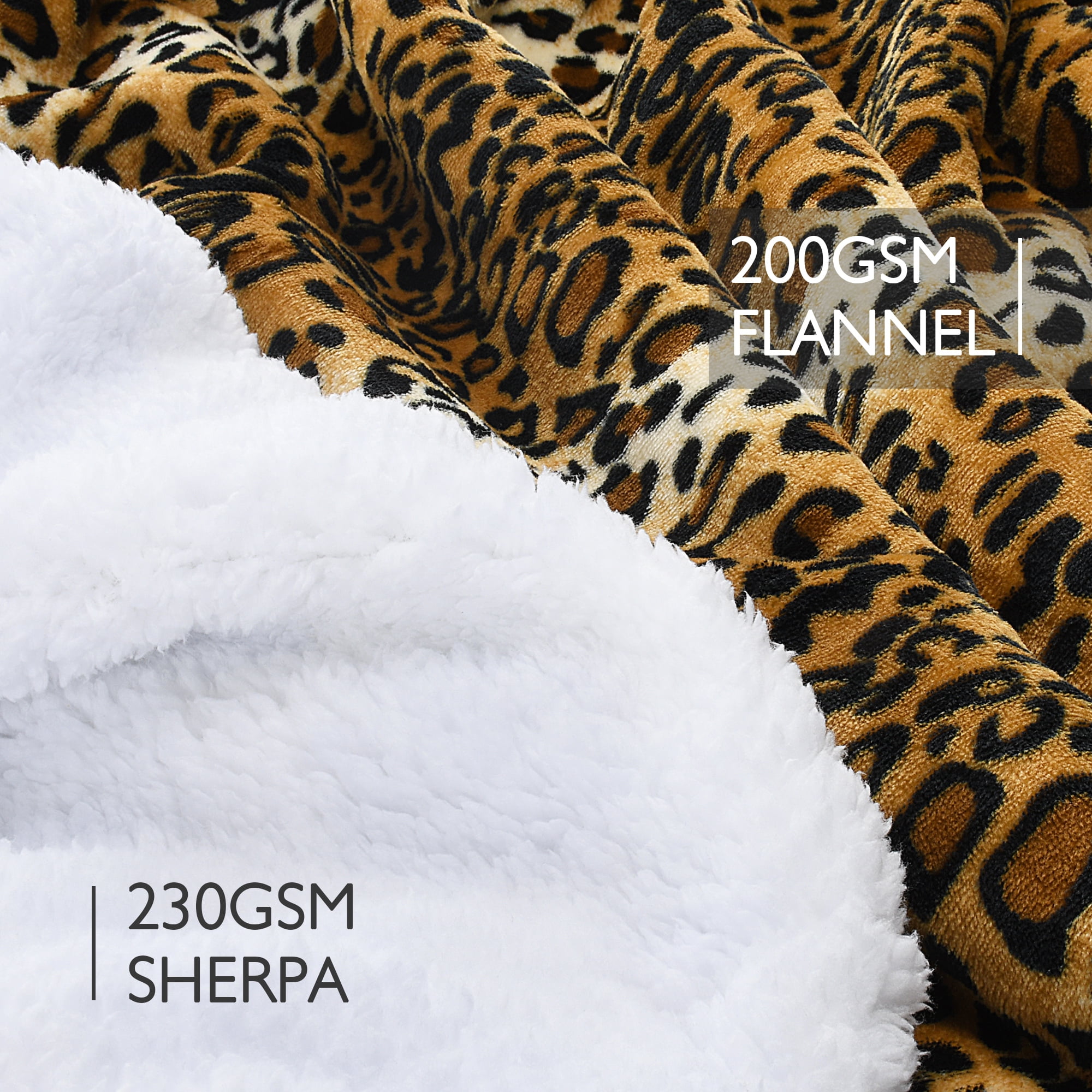Womens Oversized Flannel Blanket Hoodie Sweatshirt, Plush Fleece Lined Lounging Pullover, Christmas Gift for Women (Cheetah) - Catalonia