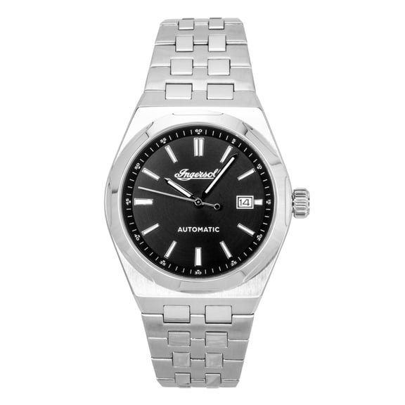 Ingersoll The Rider Stainless Steel Black Dial Automatic I16801 Men's Watch