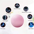 thumbnail image 5 of Bola de lacrosse de masaje de silicona para músculos doloridos, hombros, cuello, espalda, pies, cuerpo, tejido profundo, punto gatillo, nudos musculares, yoga y relajación miofascial, 5 of 5