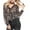 Black - jetblack, variant on GUESS Womens Ruffled Choker Pullover Blouse, Off-White, Small