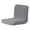 Dark Gray, variant on Knitted Elastic Bar Stool Slipcover, Stretchable Furniture Protector for Counter Pub Stool with Backrest, Washable Chair Cover for Home Bar Coffee Shop, Easy-Install, Coffee, By Harlik