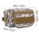 thumbnail image 5 of Riñonera deportiva Yashi tela Oxford gris camuflaje, 5 of 5