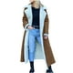 thumbnail image 5 of Chaqueta larga y cálida para mujer, de invierno, con cuello vuelto, lisa, abrigos de piel sintética para mujer, 5 of 8