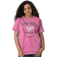 thumbnail image 5 of Cute New York State Bird Floral Women's Graphic T Shirt Tees Brisco Brands X, 5 of 6